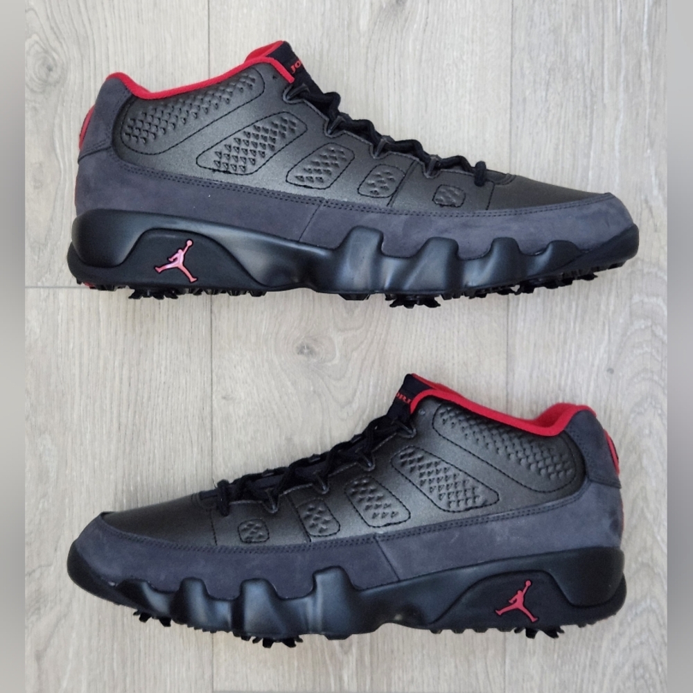 Nike Air Jordan 9 Low Golf Shoes 'Shadow' FJ5934-002 Men's Size 8 New MSRP $230